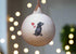 Labrador Black Ceramic Round Bauble